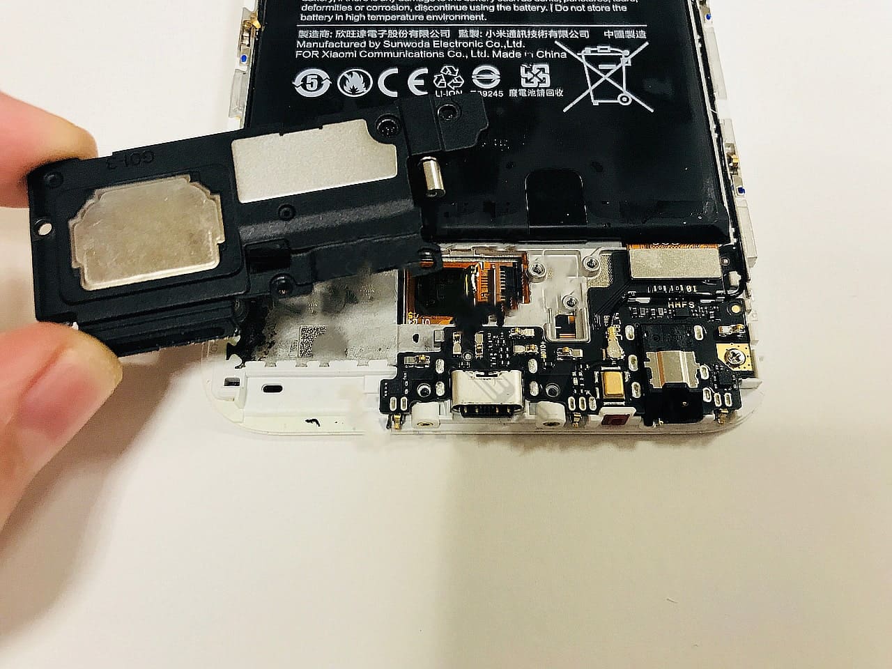 Xiaomi mi a1 замена экрана, инструкция 5